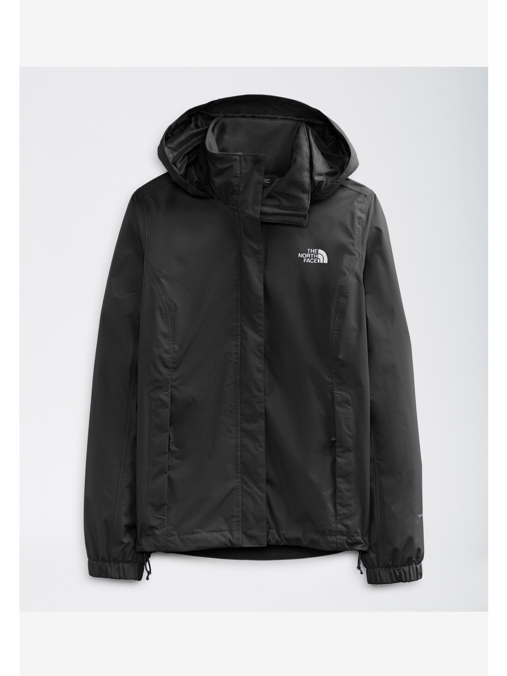 NWT The North Face Women's Black Resolve 2 Waterproof Hooded Jacket Sz XXL